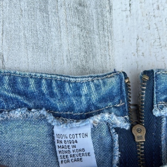 SUNSHINE Apparel Y2K Jean Dress Size 1X 100%‎ Cotton Embroidered Roses - Picture 7 of 16